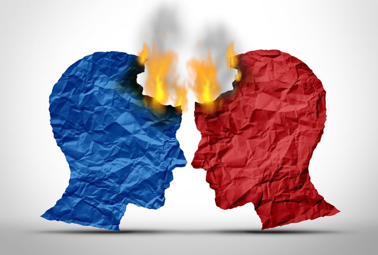 Political tribalism and polarization